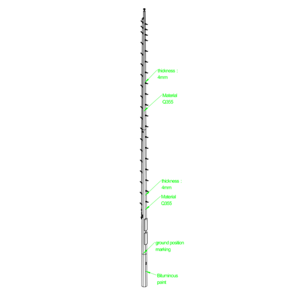 Lichtmast 15 meter - Afbeelding 7