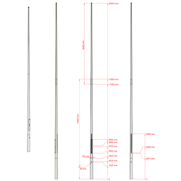 Lichtmast 18 meter - Afbeelding 8