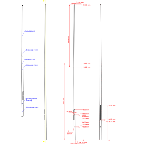 Lichtmast 18 meter - Afbeelding 6