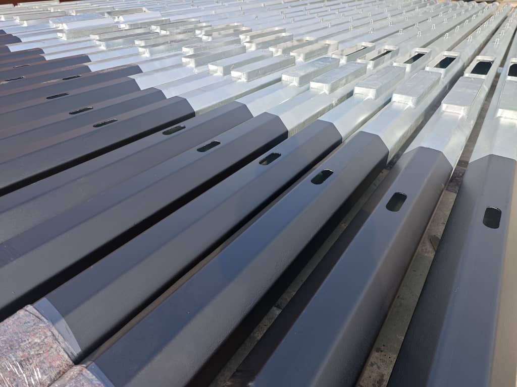 Coating mast